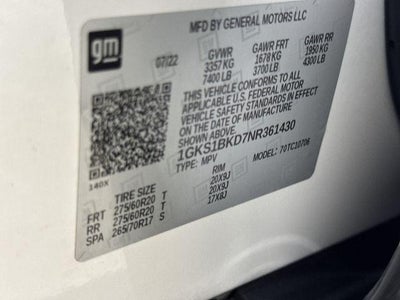 2022 GMC Yukon SLT