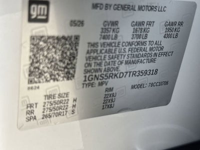 2026 Chevrolet Tahoe RST