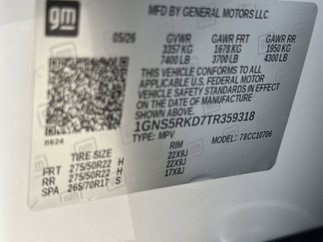 2026 Chevrolet Tahoe RST
