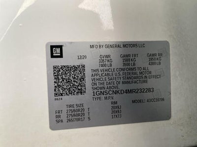 2021 Chevrolet Tahoe LT